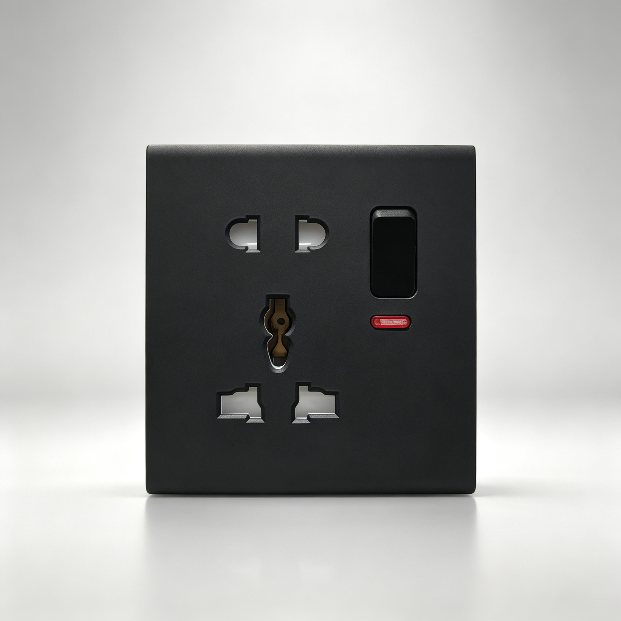 5 Pin Universal Switch Socket with Neon(C9)